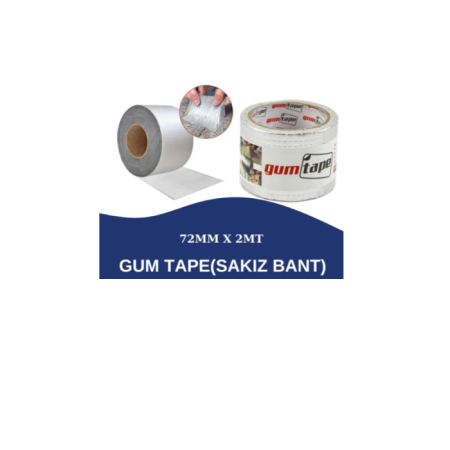 GUM TAPE (SAKIZ BANT) 72MM X 2 MT